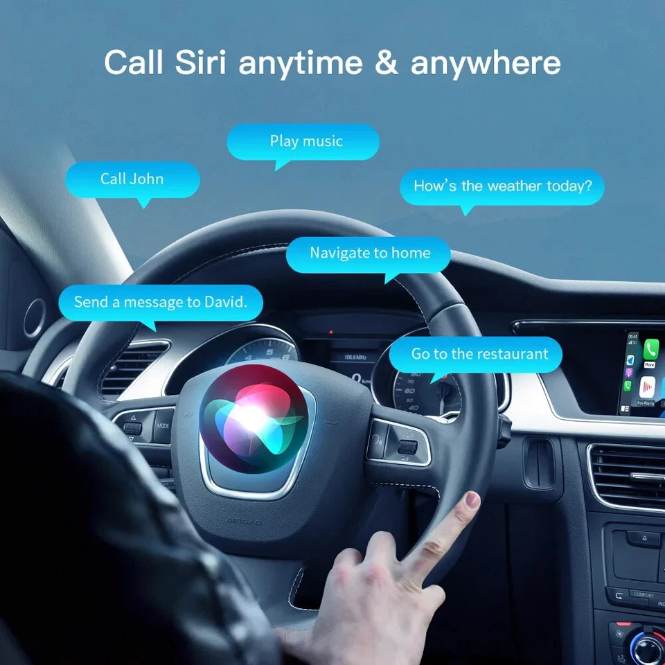 Wireless CarPlay Android Auto Interface for Audi A4 A5 Q5 S4 S5 2010-2016 w/MMI — 第 4/4 张图片