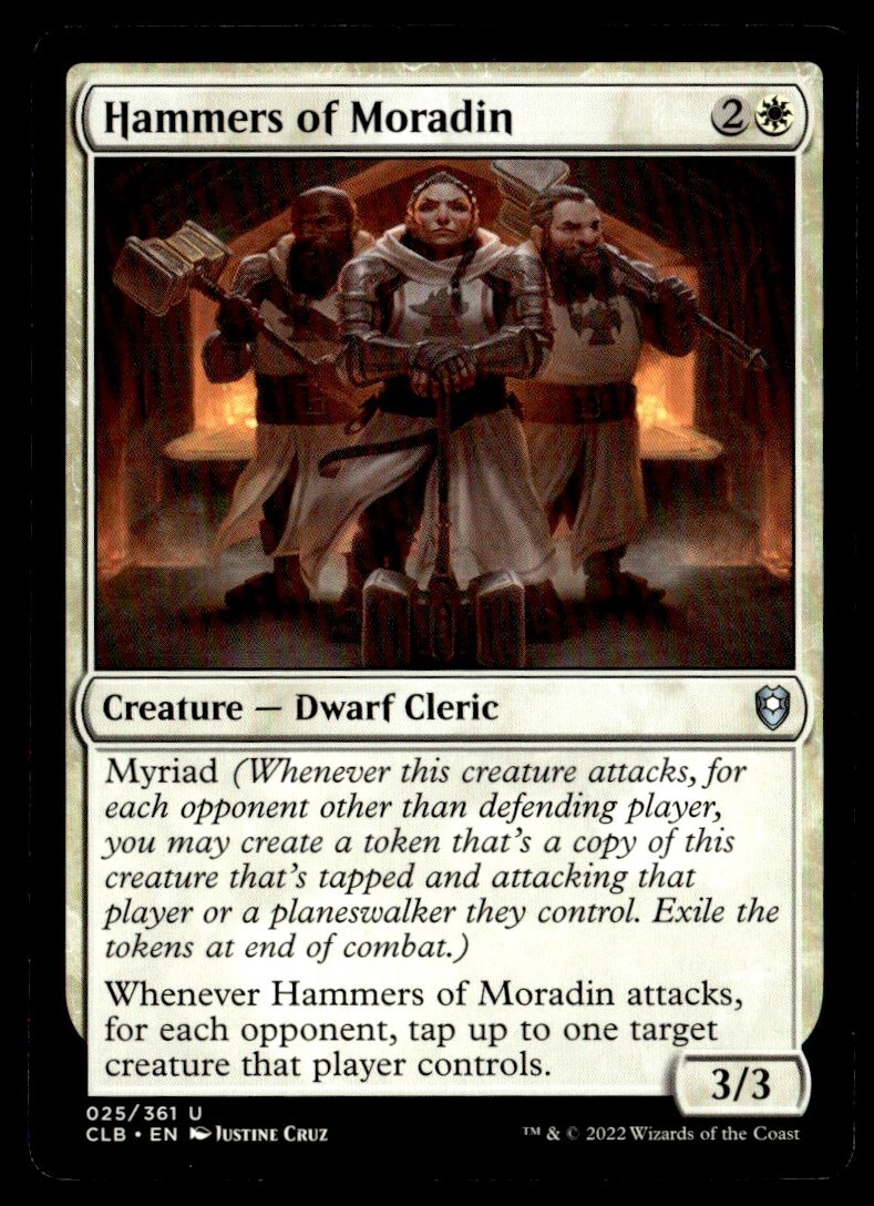 2022 Commander Legends: Battle for Baldur's Gate Hammers of Moradin