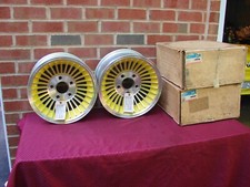 78 79 Camaro Nos 14x7 Yellow Turbine Wheels Gm Part 10002696 78 79 Camaro Nos 14x7 Yellow Turbine Wheels Gm Part 10002696