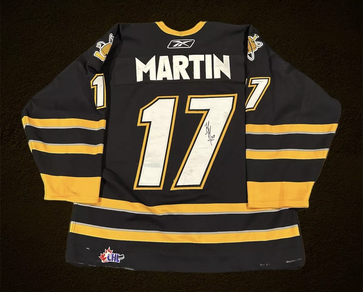 Sarnia Sting Game Worn Hockey Jersey Matt Martin New York Islanders