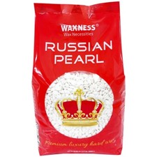 Waxness Polymer Blend Premium Luxury Hard Wax Beads Russian Pearl 4.4 lb / 2 kg