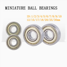 MINIATURE / REMOTE CONTROL /RMODEL BEARINGS SERIES ZZ METAL METRIC RUBBER SEALED