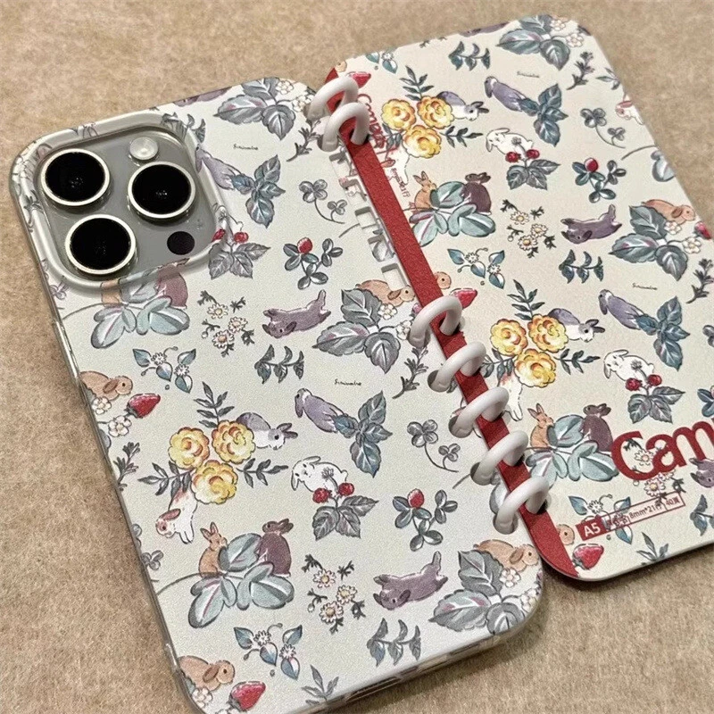 Funny Notebook-Shaped Flip Phone Case for Apple iPhone 13 14 15 16