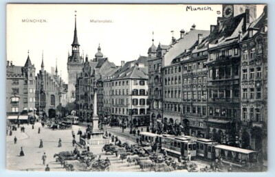 Munich - MÜNCHEN - Marienplatz GERMANY Postcard