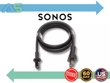 Genuine NEW OEM SONOS 7A/125V 2-Prong 2M/6FT US 2 Prong Power Cable Cord -Black