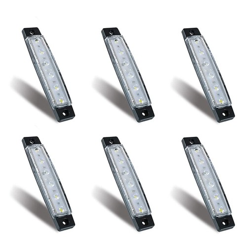 4x Marine Bateau LED Courtoisie Feux Cabine Pont Escalier Feu Blanc 12V