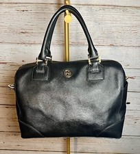 Tory Burch Robinson Lg Handbag Night Sky Navy Blue  Bag Charm Clip-On Mirror