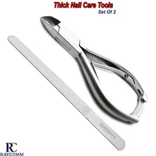 Thick Nails Clippers Nipper Nail Files Podiatrist Heavy Duty Toe Nail Cutter CE