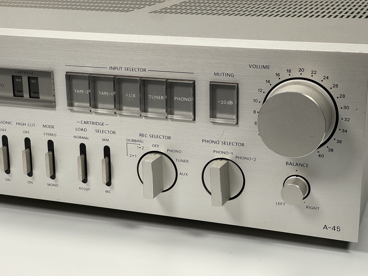 アンプ ONKYO INTGRATED AMPLIFIER Onkyo A-5 Integrated Vintage Amplifier Demo on Sony SSU-4000