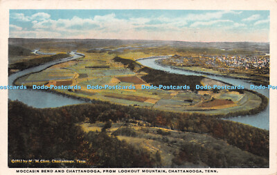 R257611 1912 W M Cline Mokassin Bend und Chattanooga von Lookout Mountain Chatt