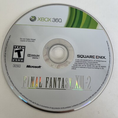 Final Fantasy XIII-2 - Microsoft Xbox 360 Disc Only. Tested. Ships Fast!