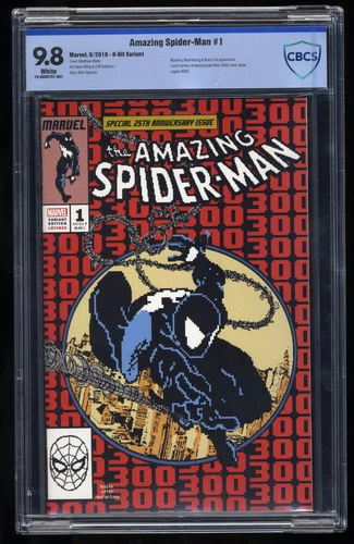 Amazing Spider-Man (2018) #1 CBCS NM/M 9.8 Frankie's Comics 8-bit Variant