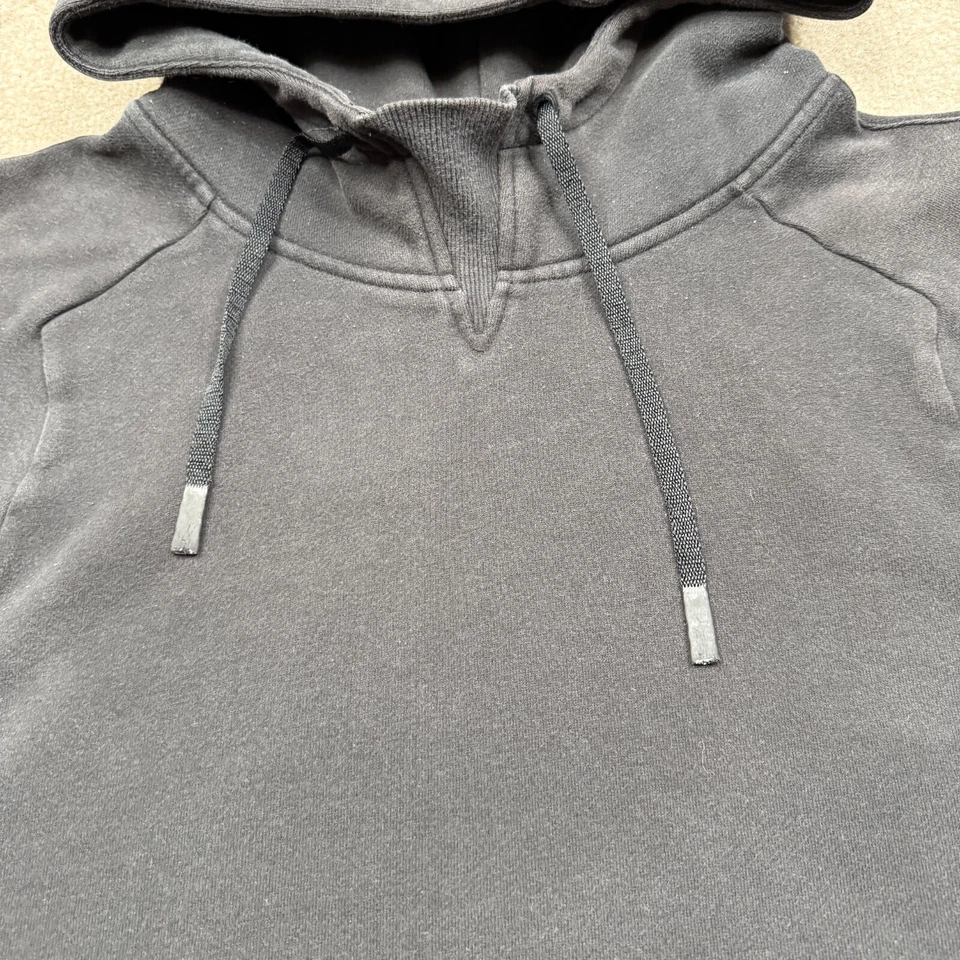 Lululemon Women's Hoodie Size 12 Black Pullover Performance Sweatshirt Hooded - Image 4 of 4