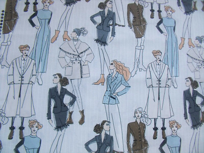 Retro Muster Stoff, 100% Baumwolle, Breite 140 cm