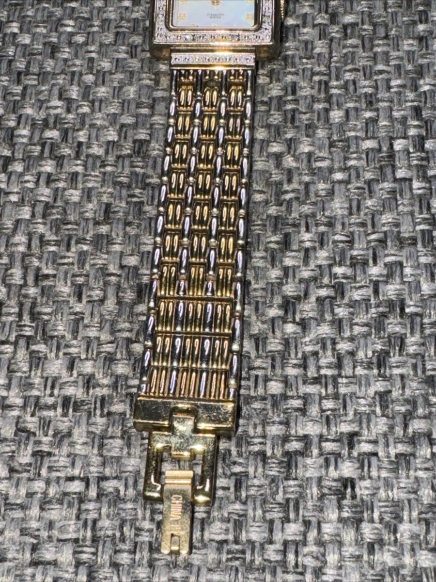 Vintage Anne Klein Watch New York Diamond Swiss 12/1555  display picture 3