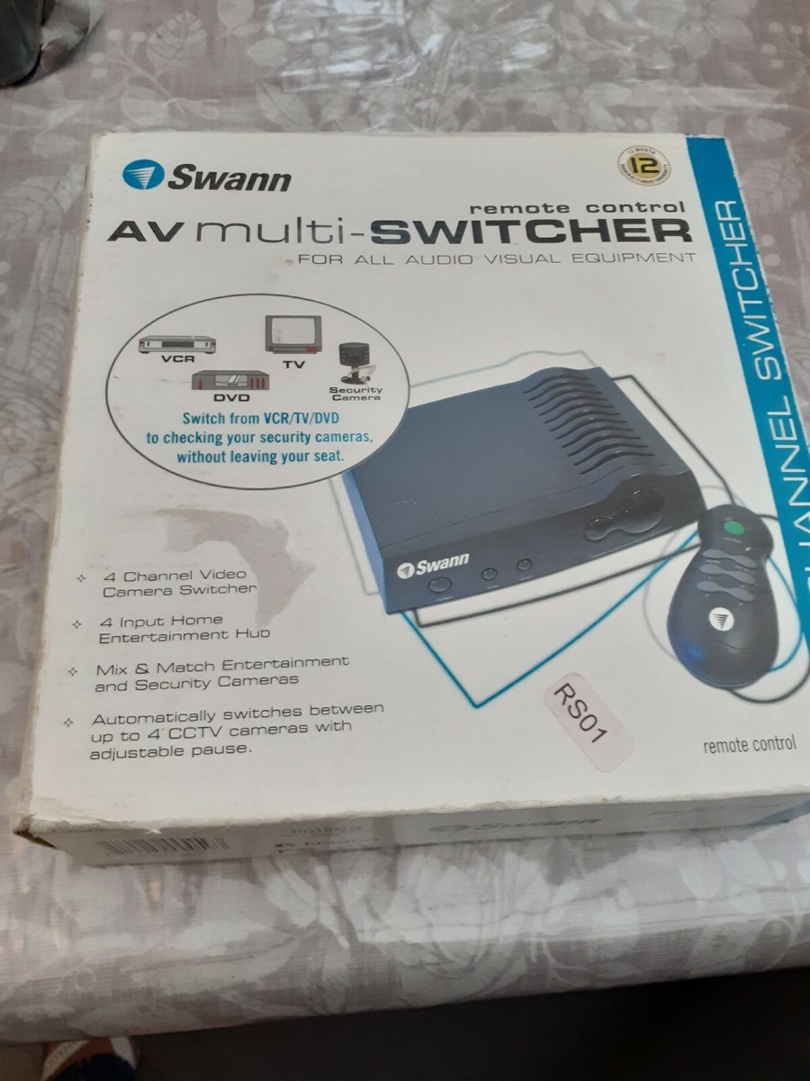 Swann AV Multi Channel Switcher with remote control