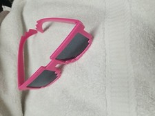 Minecrafter Square Pixel pink Fashion Kids Adults Gift Toys Sunglasses