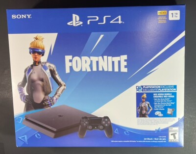 Sony PS4 Slim 1TB Jet Black CUH-2205B Fortnite Neo Versa Bundle
