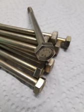 50 Stück ESKA (Original DDR) M6 x 80mm DIN 331 Güte 8.8 Sechskant Schrauben NEU!