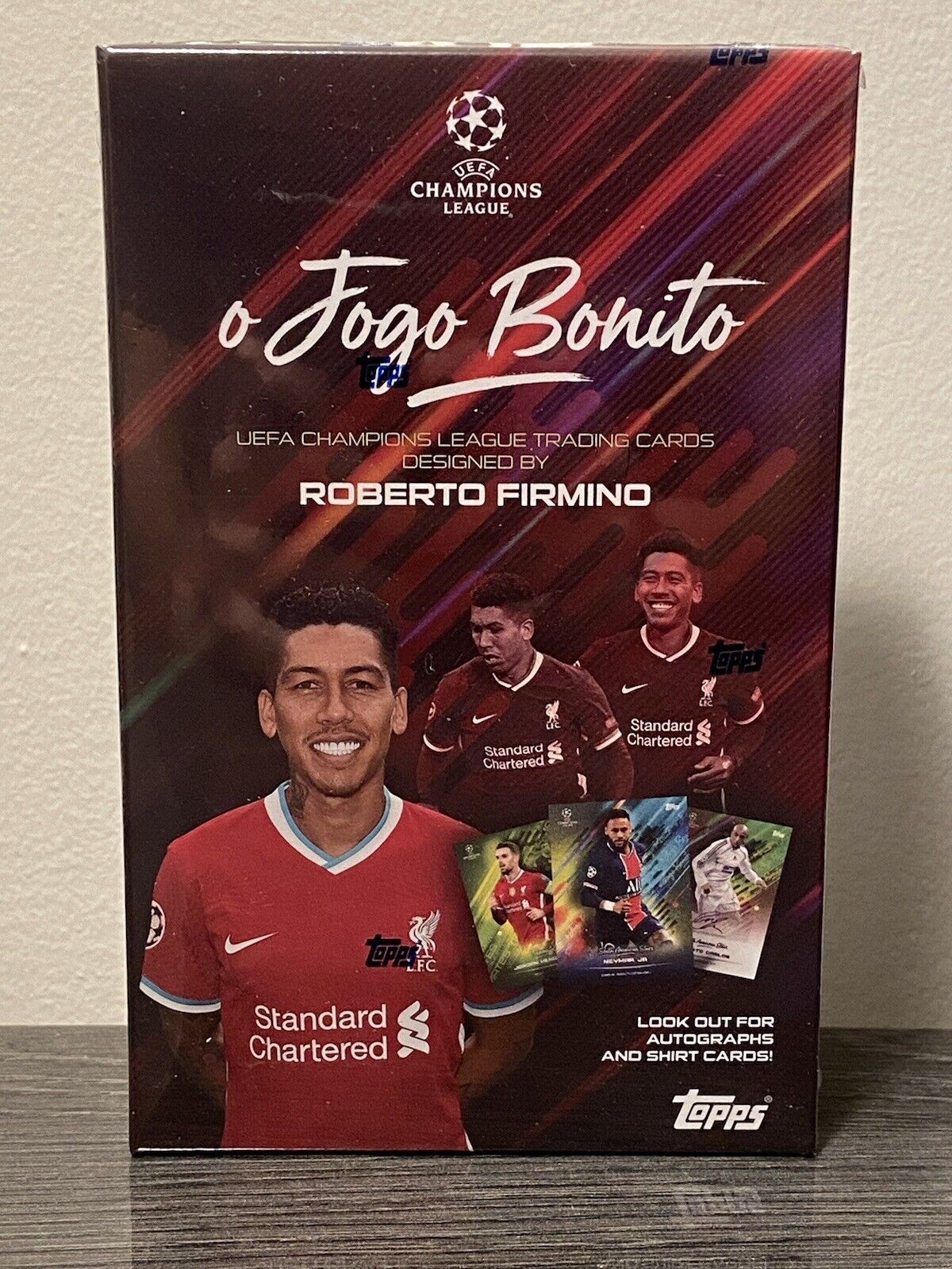 Topps UEFA Champions League Roberto Firmino Curated Set Box 'O Jogo Bonito