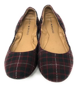 lucky brand plaid flats