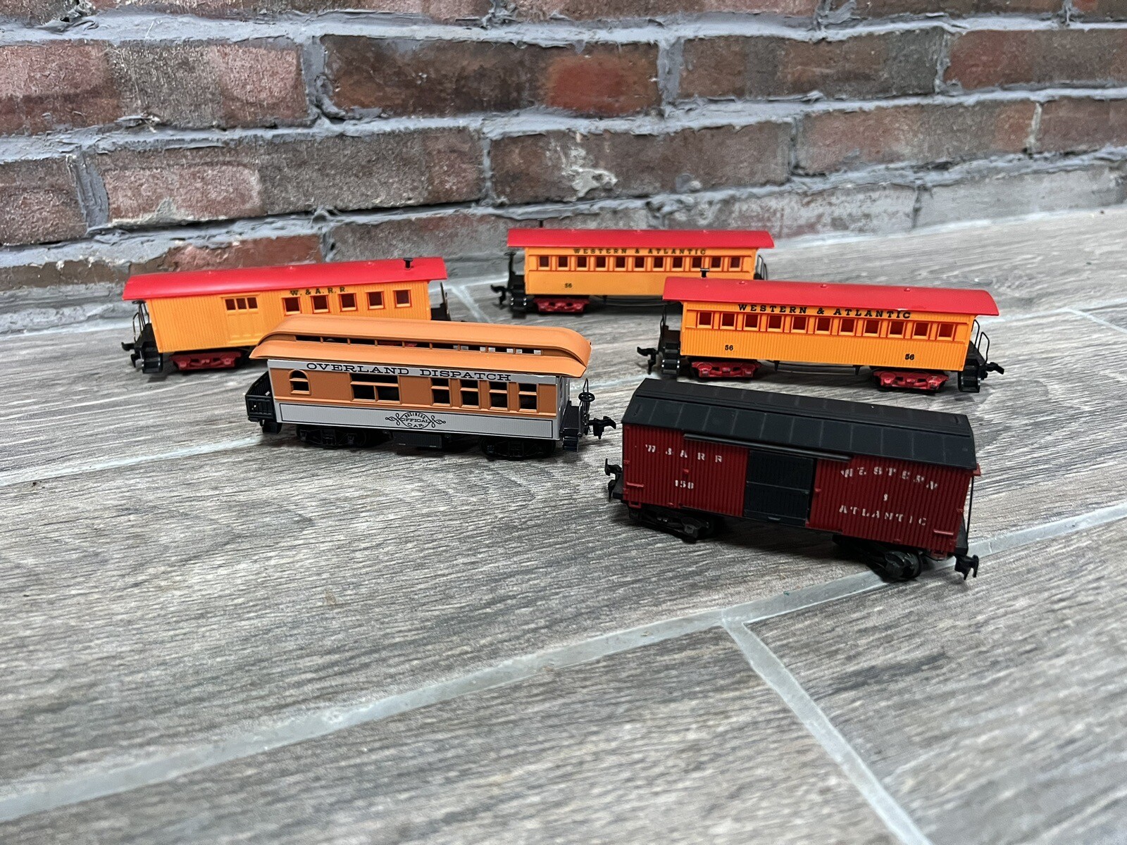 Lot Of Vintage HO Scale Old Western And Atlantic Passenger Train Cars Lot 27 eBay