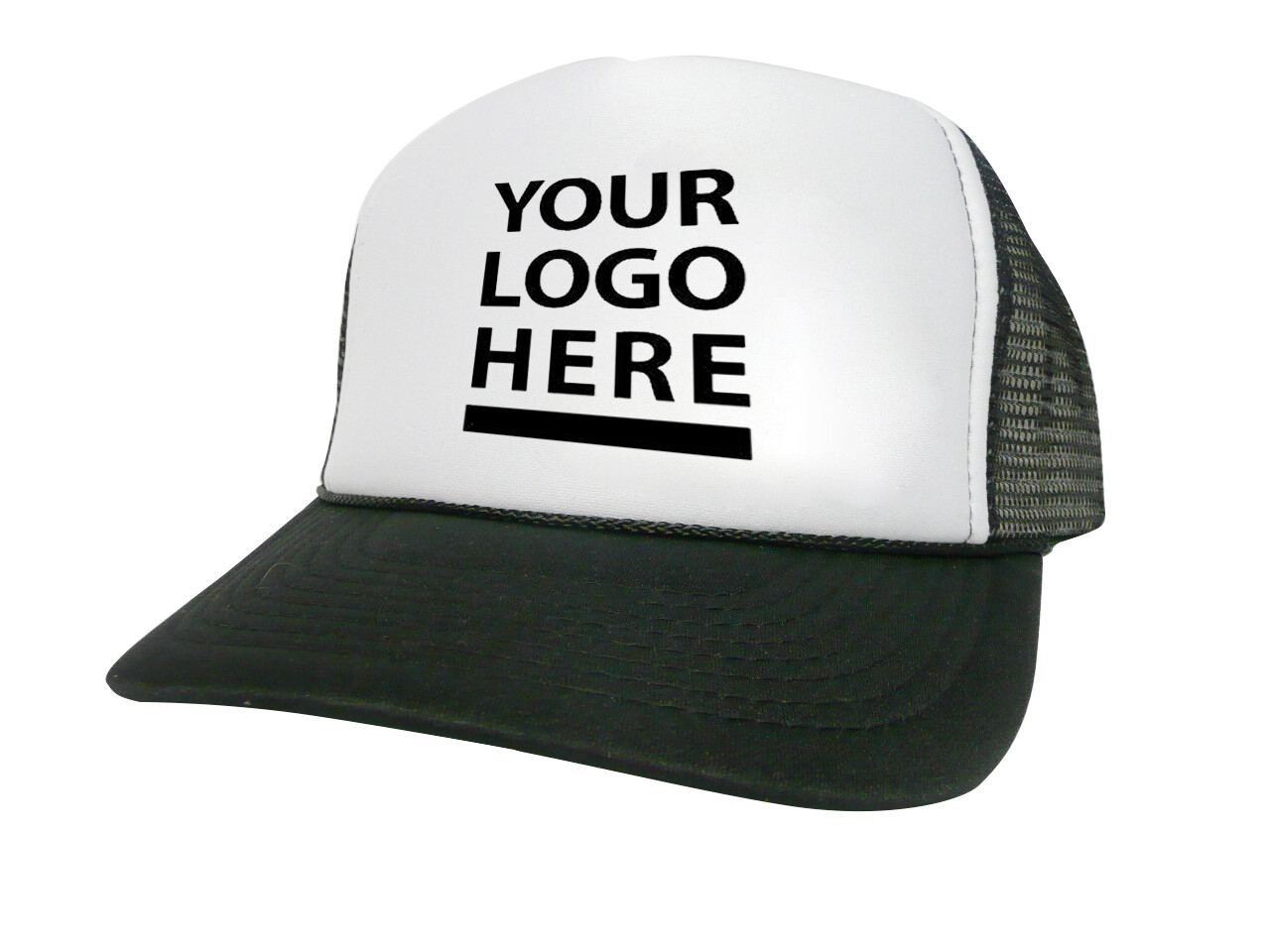 Custom Your Logo Trucker Hat mesh hat snapback hat black New