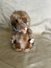 VINTAGE Steiff Nagy Beaver No Tags 1958-64 7" tall Mohair