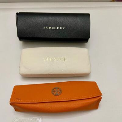 Three Sunglasses Cases- Prada, Tory Burch and Versace Three (3) Pre-owned Sunglasses Cases- Prada, Tory Burch and  main image 4