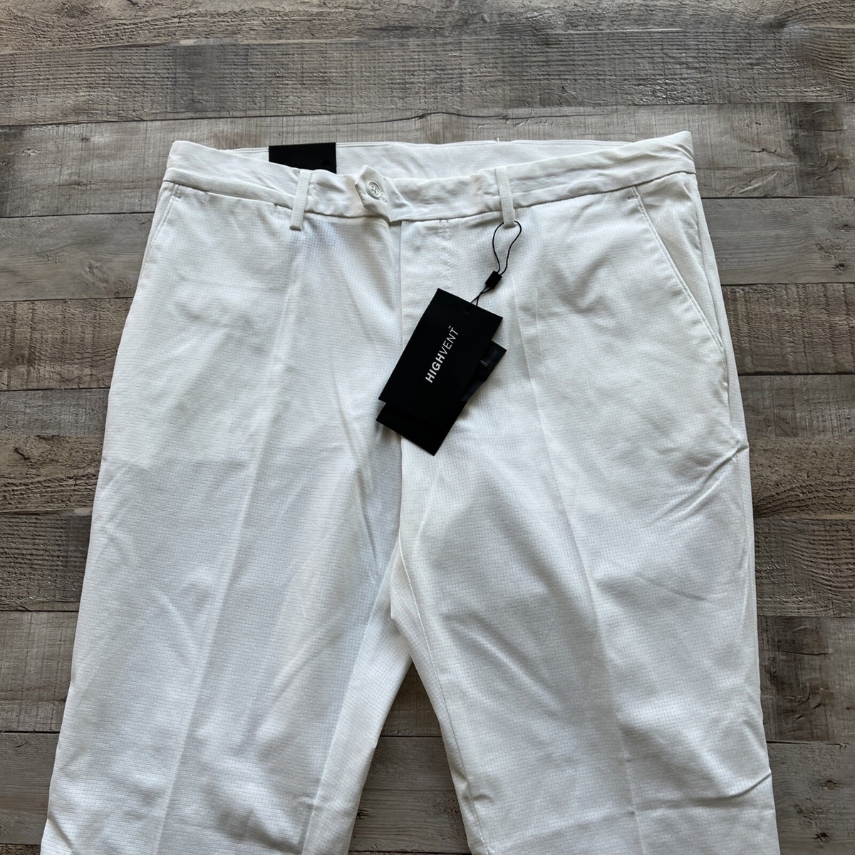 J Lindeberg Elliot Golf Pant Mens 34x32 White Slim