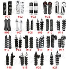 Motorcycle 1" Handlebar Hand Grips for Suzuki Intruder Volusia 800 1400 1500 750