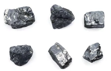 6PK Raw Galena Mineral Specimens, 1" - Geologist Selected - Eisco Labs