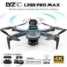 Drone con Gimbal 2 Assi Antishake 4K HD Camera FPV Drone 360° Quadricottero Giocattoli