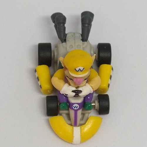 Wario Mario Kart Wii Pull Back Car Suntory Coffee Boss 2008 Nintendo Japanese - Picture 11 of 12