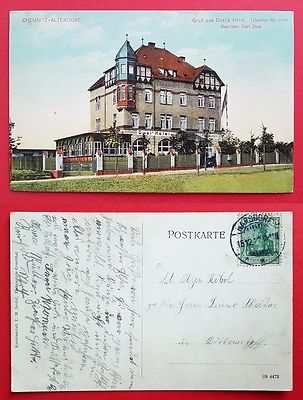 AK CHEMNITZ Altendorf 1912 Dost´s Hotel    ( 20157