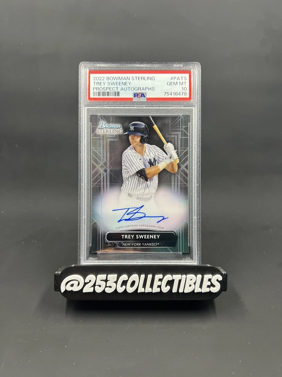 2022 Bowman Sterling Trey Sweeney Prospect Auto #PA-TS PSA 10 - New York Yankees