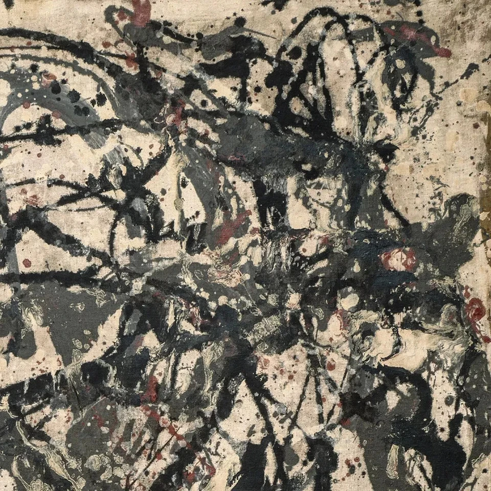 Bosque encantado 24W "x 48H", 1947 por Jackson Pollock - opciones de arte por goteo de lienzo Foto 4 de 4
