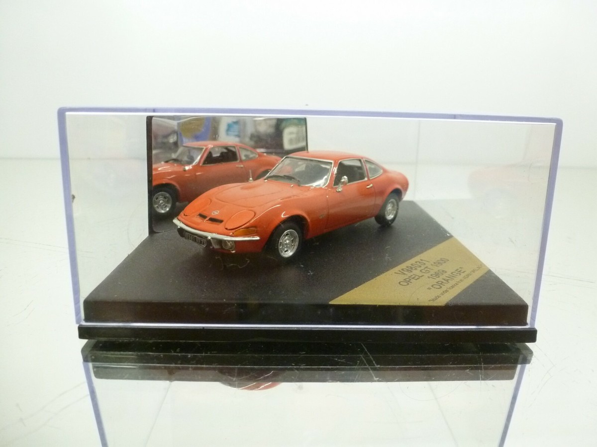 VITESSE V98031 OPEL GT 1900 1969 - ORANGE 1:43 - GOOD IN SHOWCASE