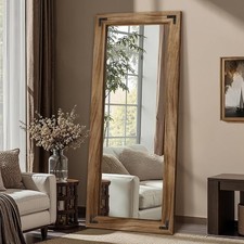 Rustic Wooden Frame Full-Length Mirror 22"x55"