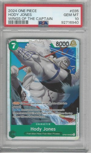 Hody Jones graded PSA 10 for sale on eBay