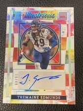 Tremaine Edmunds 2025 Panini Impeccable Illustrious Ink Auto /49 INK-TES KG *1b