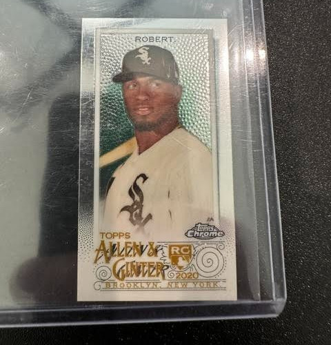 2020 Topps Allen & Ginter SILVER Border Mini Luis Robert #256 Chicago White Sox