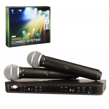 NEW BLX288/PG58 Handheld Wireless Microphone System Come with2 Microphone