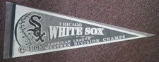 1993 CHICAGO WHITE SOX American League Western Division Champs Full Size Pennant