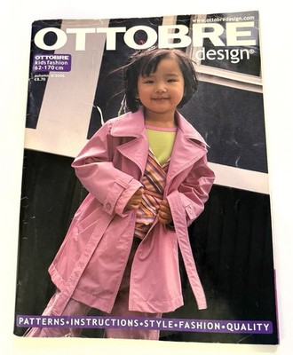 Ottobre Design Kids Sewing Magazine Autumn 4/2006 Patterns 3 Sheets 40+ Designs