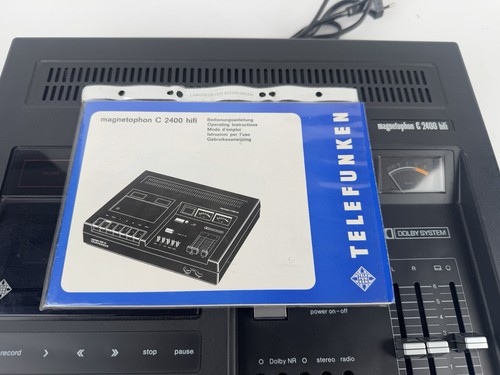 Telefunken Magnetophon C 2400 HiFi - Tape Kassettendeck - Deutschland 1975 - Bild 12 von 12