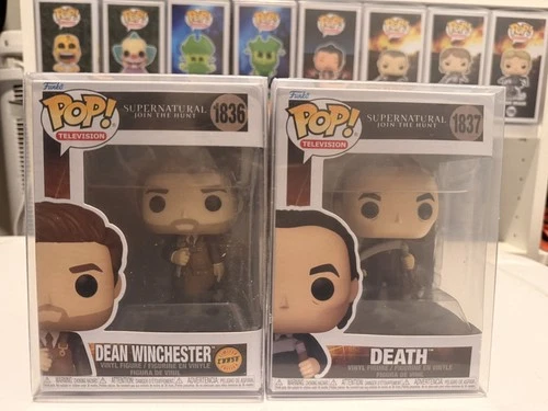 Funko Pop! Vinyl Supernatural Dean Winchester Chase #1836 & Death #1837 Lot of 2