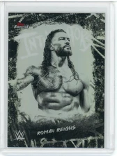 2025 TOPPS FINEST WWE INTIMIDATORS REFRACTOR ROMAN REIGNS