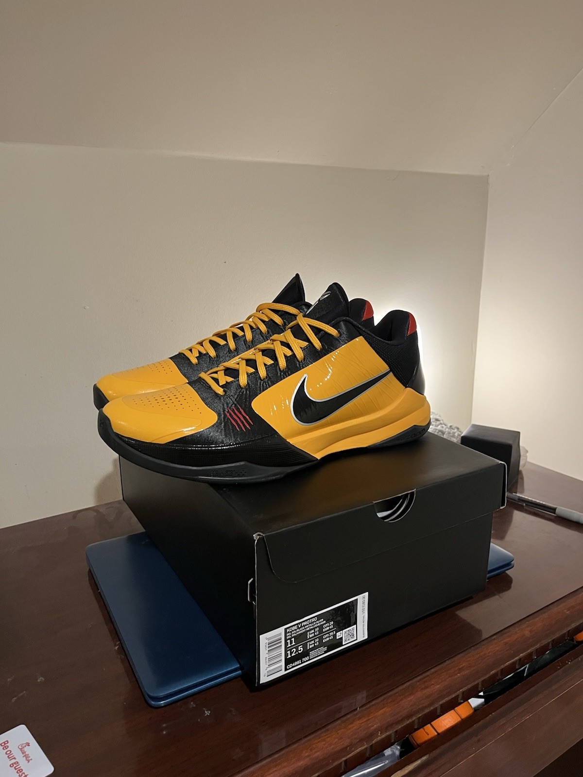 Kobe 5 Protro Bruce Lee Sneakers Size 11