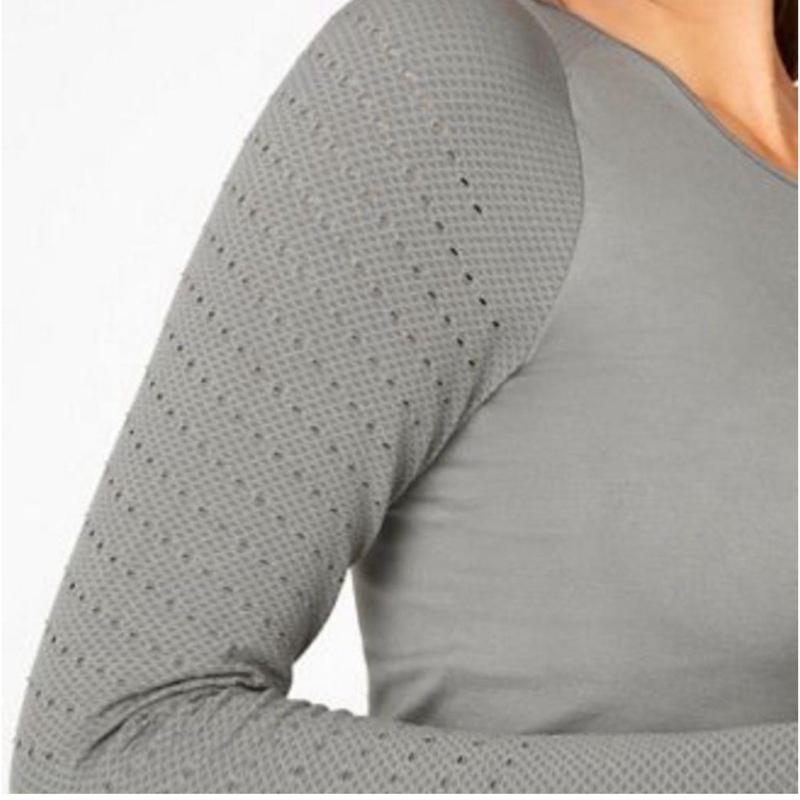 Fabletics Top Stretch Pullover Sync Seamless Long… - image 3